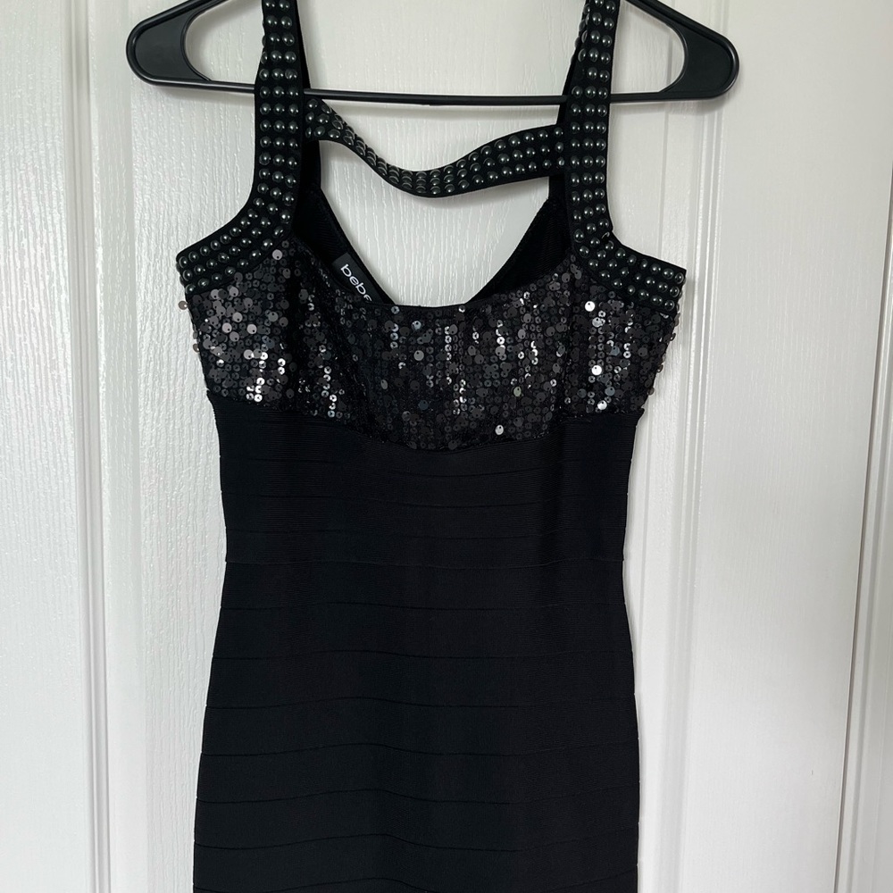 Bebe bandage midi dress